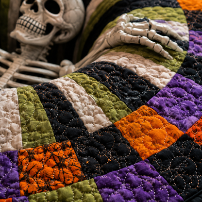 🔥🎃3D Skeleton Vortex Rug – Freak Out Your Guests This Halloween