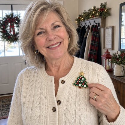 🔥🎄6 Sparkling Christmas Brooches - A Beginner-Friendly Diamond Painting Kit For Cozy Family Crafting, Festive Outfits And Heartfelt Handmade Gifts💎