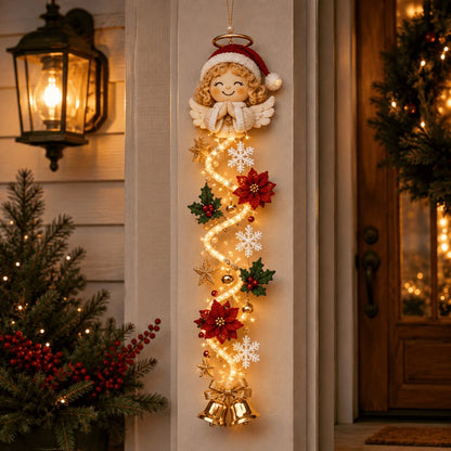 ⏳ 48% OFF TODAY – 🎄 Glowing Christmas Door Hanger | Light Up Your Doorway with Christmas Magic✨