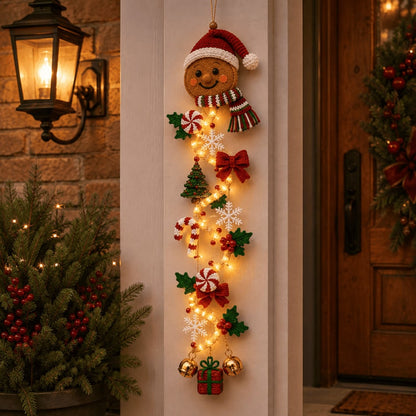 ⏳ 48% OFF TODAY – 🎄 Glowing Christmas Door Hanger | Light Up Your Doorway with Christmas Magic✨