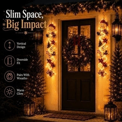 ⏳ 48% OFF TODAY – 🎄 Glowing Christmas Door Hanger | Light Up Your Doorway with Christmas Magic✨