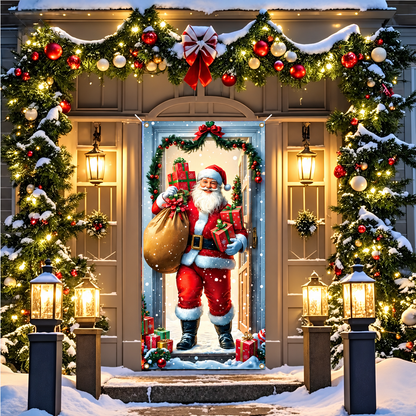 🎄Christmas Door Frame Banner – Festive Santa, Snowman & Holiday Designs🎅🎁