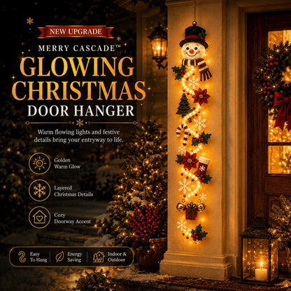 ⏳ 48% OFF TODAY – 🎄 Glowing Christmas Door Hanger | Light Up Your Doorway with Christmas Magic✨